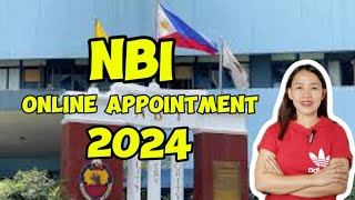 ✅NBI CLEARANCE ONLINE APPOINTMENT  PAANO KUMUHA NG NBI CLEARANCE [upl. by Sjoberg]