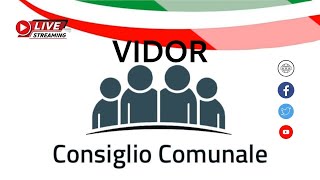 Consiglio comunale di Vidor  Lunedì 25 Novembre 2024 [upl. by Rehpotirhc]