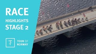 Stage 2｜Highlights｜Tour of Norway 2019 [upl. by Mcgurn954]