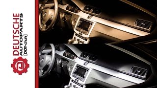 VW CC OEM Interior LED Light Kit Installation DIY How to install [upl. by Thea]