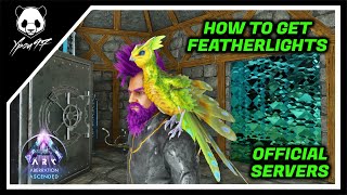 Where To Find And How To Tame FEATHERLIGHTS In Aberration  ARK Survival Ascended [upl. by Feriga]