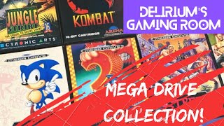 MEGA DRIVE COLLECTION  Deliriums Gaming Room [upl. by Ardnasela328]