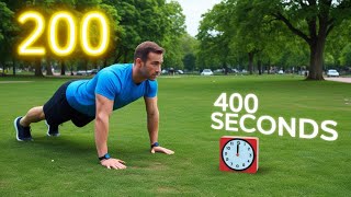 200 PUSH UPS IN 400 SECONDS [upl. by Ohara]