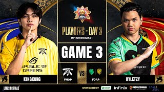 MPL PH S14  PLAYOFFS DAY 3  FNOP VS FCAP GAME 3 [upl. by Akimrehs]