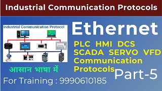 What is Ethernet  How Ethernet work Part5 Industrial Communication Protocol in Hindi ethernet [upl. by Nerro]