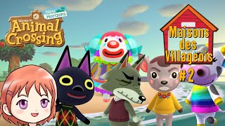 Animal Crossing New Horizons  Maisons des Villageois 2 Switch [upl. by Ativak]