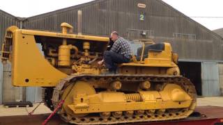 Massive CAT Caterpillar Diesel Engine Start Up [upl. by Laurens727]