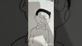 Nobita drawing by ruhana 🥰😘❤️art drawing nobita shorts draw [upl. by Cherida72]