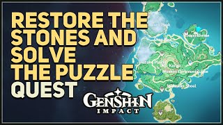 Restore the stones and solve the puzzle Genshin Impact [upl. by Aztiraj979]