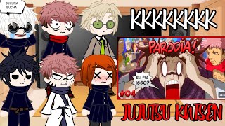 Jujutsu Kaisen react MEMÓRIAS CRINGE DO CARNAVAL O CARNAVAL DAS MALDIÇÕES 4😂❤️ •VoiceMakers• [upl. by Nnel]