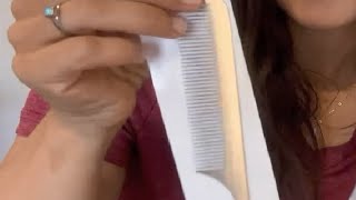 2 Pieces Metal Rat Tail Hair Styling Combs Silver Fine Teasing Pintail Barber Combs Review [upl. by Euv]