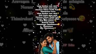 Thimirukaariye brigida Song Lyrics ❣️💕 whatsapp Status 🎶 shorts thimirukaariye trending [upl. by Trisha]