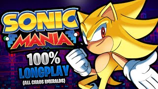 Sonic Mania 100 Longplay Walkthrough No Commentary 60FPS [upl. by Meehar296]