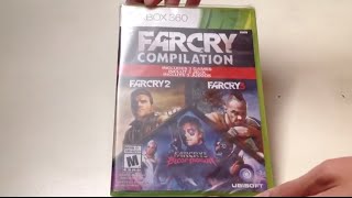 Far Cry Compilation Xbox 360 Unboxing [upl. by Ynehpets]