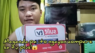 How to install sulit tv  Unboxing sulit tv by tv 5 digital tv box😱 [upl. by Aubigny100]