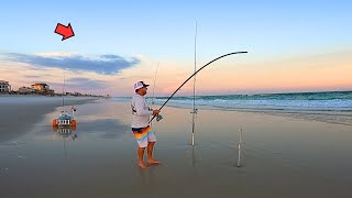 Surf Fishing the Sunset Bite and Caught This Summer Fishing Tips [upl. by Razaele]