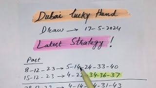 Lucky Hand Draw Prediction Latest  17 May 2024 [upl. by Berry]