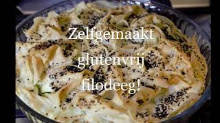 Glutenvrij filodeeg maken [upl. by Htinek332]