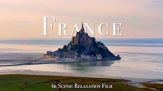 France 4K  Scenic Relaxation Film With Calming Music [upl. by Eelirak758]