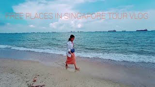 Travel trip to east coast beach  Free place in Singapore tour vlog [upl. by Rramo139]