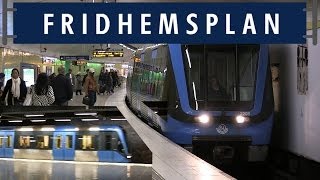 Fridhemsplan tunnelbanestation Gröna och Blå Linjen [upl. by Bodwell]