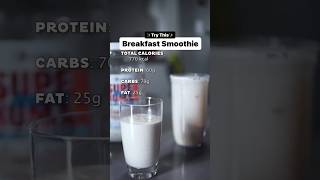 Best High Protein Breakfast Smoothie proteinshake nutrition viral [upl. by Jody]