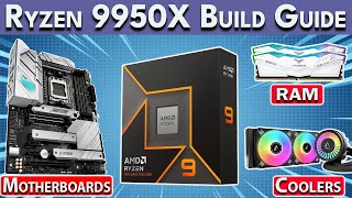 Best Ryzen 9950X Creator PC Build 🛑 Best RAM GPU Motherboard amp More [upl. by Maidy]