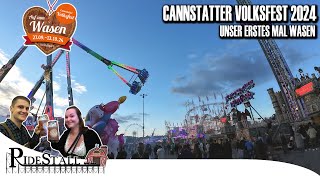 Cannstatter Volksfest 2024  unser erstes Mal Wasen in Stuttgart  VLog [upl. by Anidualc]