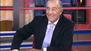 Laurentino Gomes entrevistado por Marcelo Rebelo de Sousa no Jornal Nacional da TVI [upl. by Sinnek]