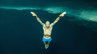 Stig Pryds deepest POV freedive in Deans Blue Hole [upl. by Mcclary]