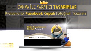 Canva ile Facebook Kapak Tasarımı Oluşturma [upl. by Linoel]