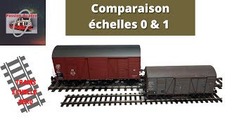 Echelles zéro au 1435 ou échelle 1 au 132 de trains miniatures [upl. by Alys]