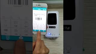 Gainscha GS2208D Bluetooth Label Printing [upl. by Novrej908]