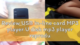 Review USB inline card MP3 player U disk mp3 player reproductor de musica Lossless Sound Music Med [upl. by Ikey]