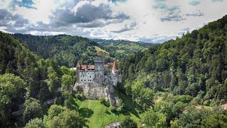 Epic Drone Flight Over Draculas Castle JawDropping Bran Castle Aerial Tour [upl. by Kavanagh]