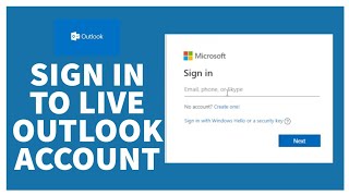 How to Login Microsoft Outlook Live Email Sign In wwwoutlookcom Account Live Login Aid 2022 Guide [upl. by Kreg612]