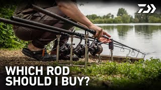 WHICH ROD SHOULD I BUY  Carp Fishing  Daiwa Carp [upl. by Jez]