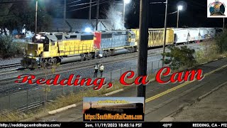 Redding CA  UP Valley Sub MP 2577  PTZ  SouthWest RailCams LIVE [upl. by Eimaraj199]