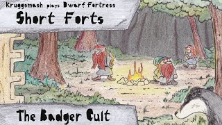 Dwarf Fortress Short Forts The Badger Cult of Dead Elf Island [upl. by Ennovi]