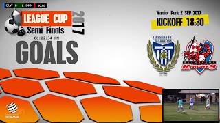 League Cup Semi Final Olympia Warriors v Glenorchy Knights Goal Highlights [upl. by Onder560]