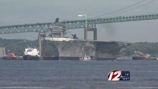 USS Saratoga Embarks on Final Journey [upl. by Aibun]