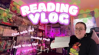 April Wrap Up  Reading Vlog  Chat With Me [upl. by Sara]