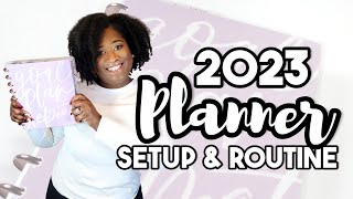 My 2023 PLANNER SETUP amp ROUTINE How to Combine Your Happy Planners amp Use Them [upl. by Coltin691]