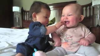 cutest baby talk each otherwatch it and enjoy [upl. by Jehanna]