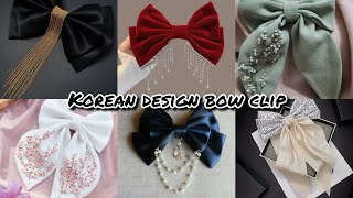 New Design Korean Cute Bow Clips Or Hair Clips For Girls 2024  Cute Bow Hair Clips ke Design 2024 [upl. by Gnuhn]