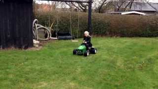 Peg Perego John Deere Tractor 12v to 24v [upl. by Ahsilac]