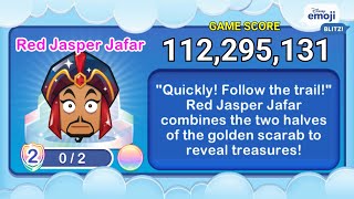 Disney Emoji Blitz RED JASPER JAFAR L2  Aladdin  Crystal  v65 [upl. by Etoile46]