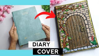 Decorate diary  notebook covers at home 😱  Diary decoration idea  art and craft ideas [upl. by Nikoletta125]