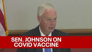 Sen Ron Johnson with families on adverse reactions to COVID vaccine  FOX6 News Milwaukee [upl. by Dnomasor]