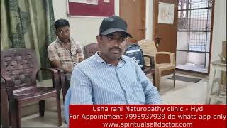 Sciatica pain ACUPUNCTURE TREATMENT by Ruhani Dr Radhika Lella USHA RANI NATUROPATHY CLINIC  HYD [upl. by Ecitnerp]